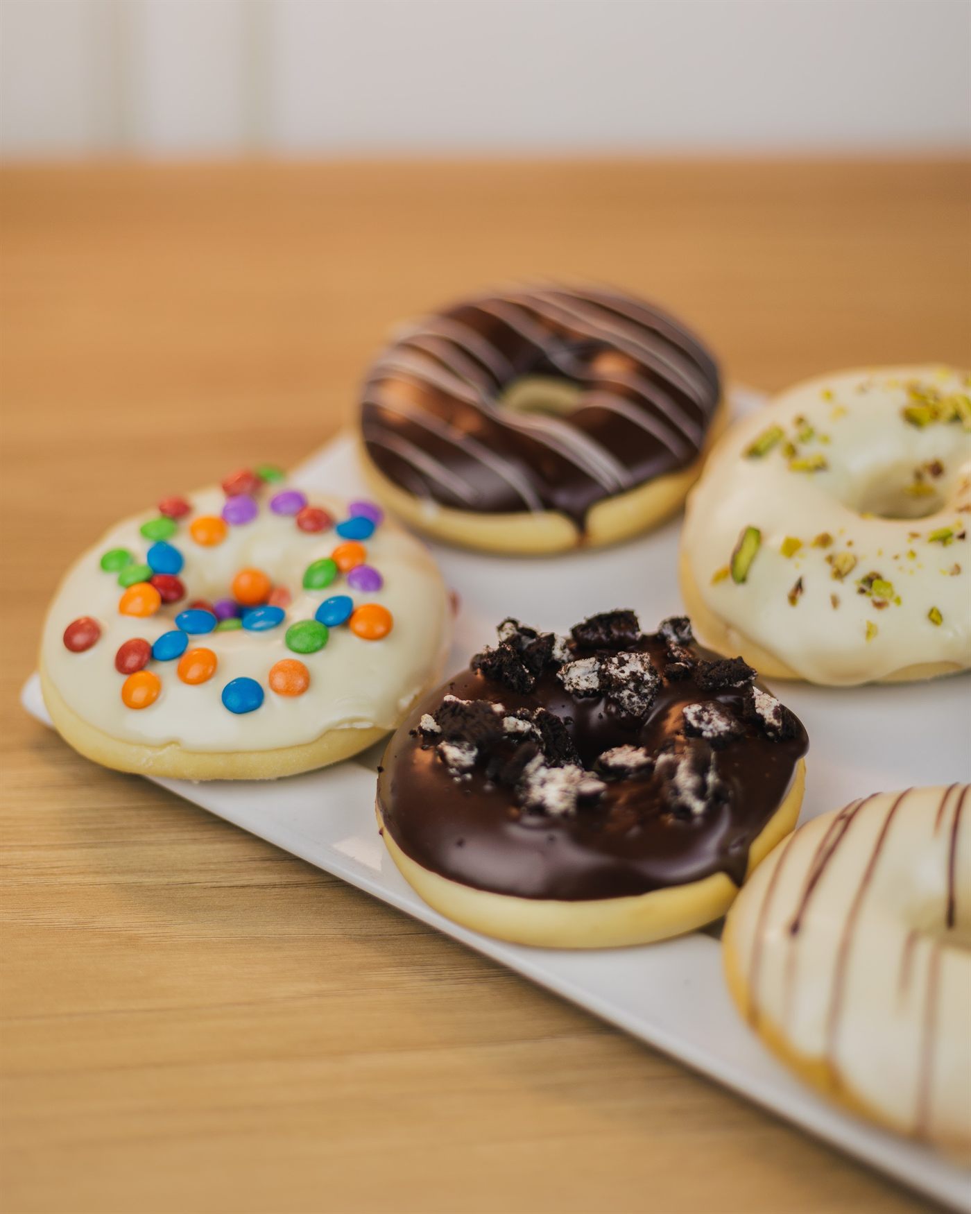 Donuts decorados da linha doce União